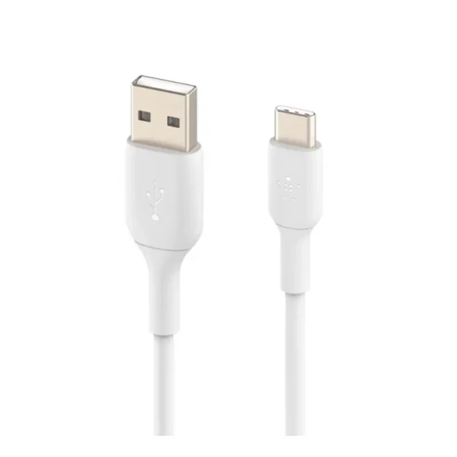 Кабель Belkin USB-A - USB-С PVC 1м White (CAB001BT1MWH)