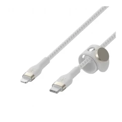 Кабель Belkin USB-С - Lightning 1м белый