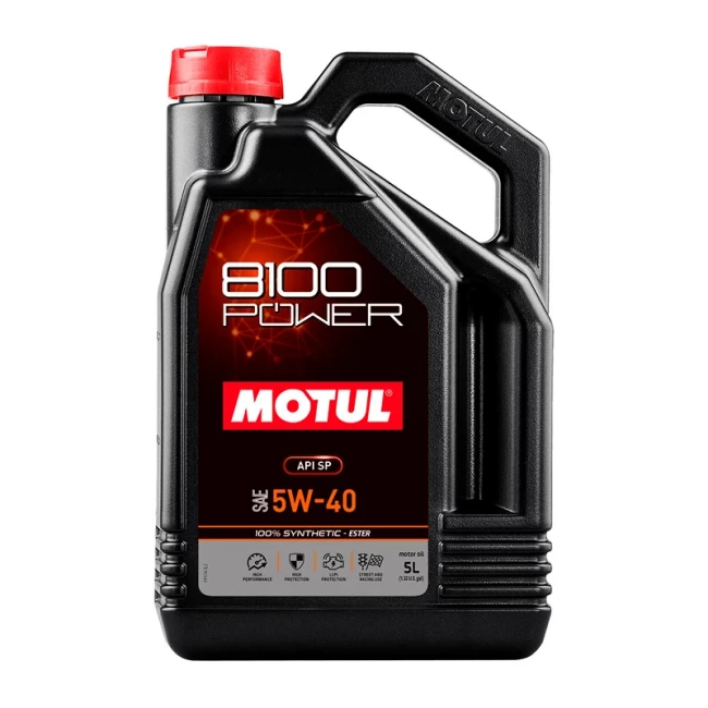 Моторное масло Motul 8100 Power 5W-40 5л (824606)