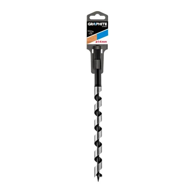 Свердло по дереву GRAPHITE спіральне 14 x 250 мм (57H360)