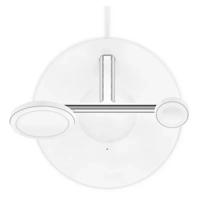 Зарядное устройство беспроводное Belkin 3в1 MagSafe iPhone/Watch/AirPods Fast charger белый (WIZ017VFWH)