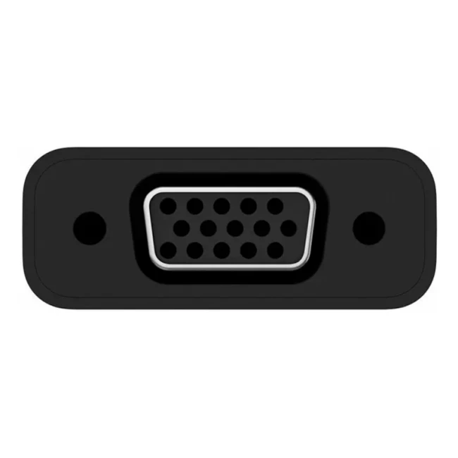 Адаптер Belkin USB-C до VGA 0.14м чорний (F2CU037BTBLK)