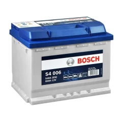 Аккумулятор Bosch S4 6CT-60Ah (+/-) (0092S40060)