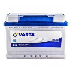 Автомобильный аккумулятор VARTA Blue Dynamic E11 6CT-74Ah АзЕ (-/+)