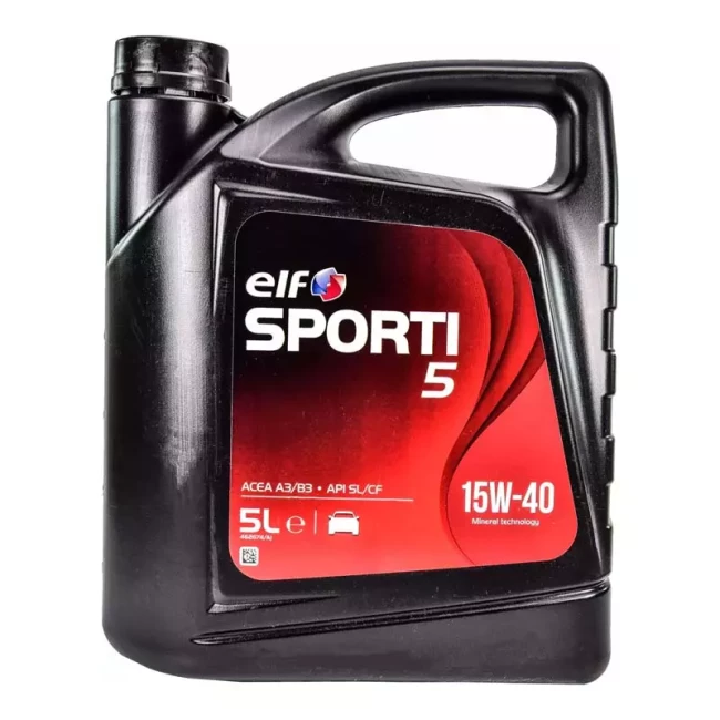 Моторное масло Elf Sporti 5 15W-40 5л (209663) Моторное масло Elf Sporti 5 15W-40 5л (209663)