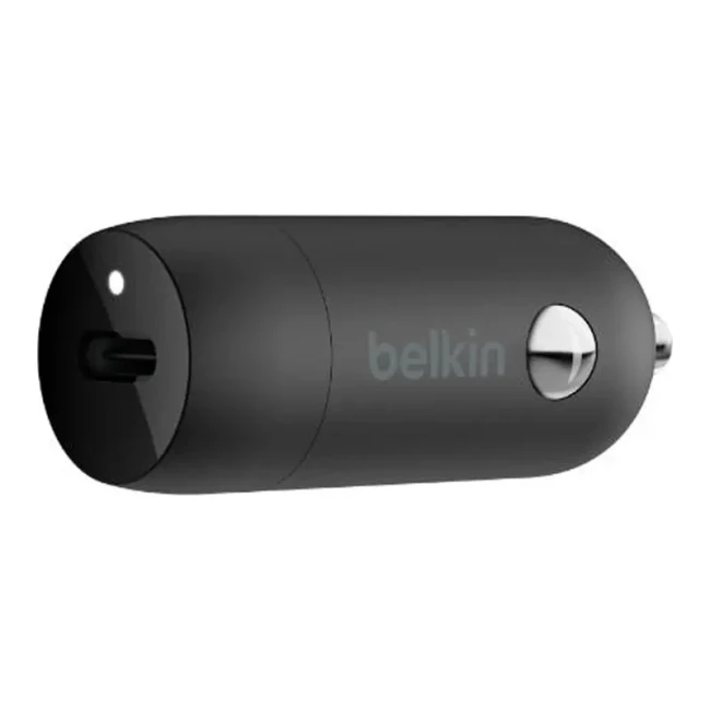 Зарядний пристрій Belkin 30Вт USB-C PD PPS кабель USB-C до USB-C 1м чорний (CCA004BT1MBK-B6)