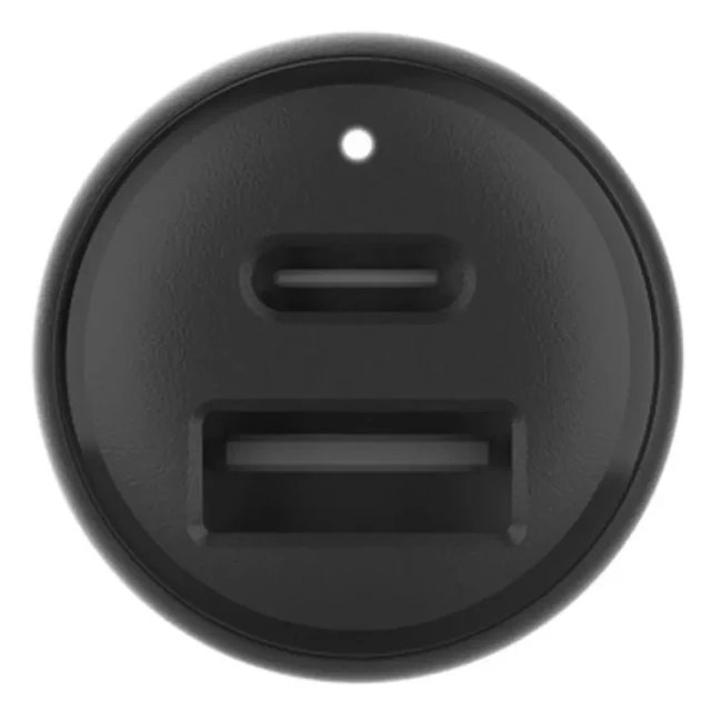 Зарядний пристрій автомобільний Belkin 42Вт USB-A/USB-C PD PPS чорний (CCB005BTBK)
