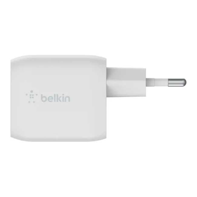 Зарядное устройство Belkin Home Charger 45W GAN PD PPS Dual USB-С (WCH011VFWH)