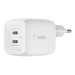 Зарядний пристрій Belkin Home Charger 45W GAN PD PPS Dual USB-С