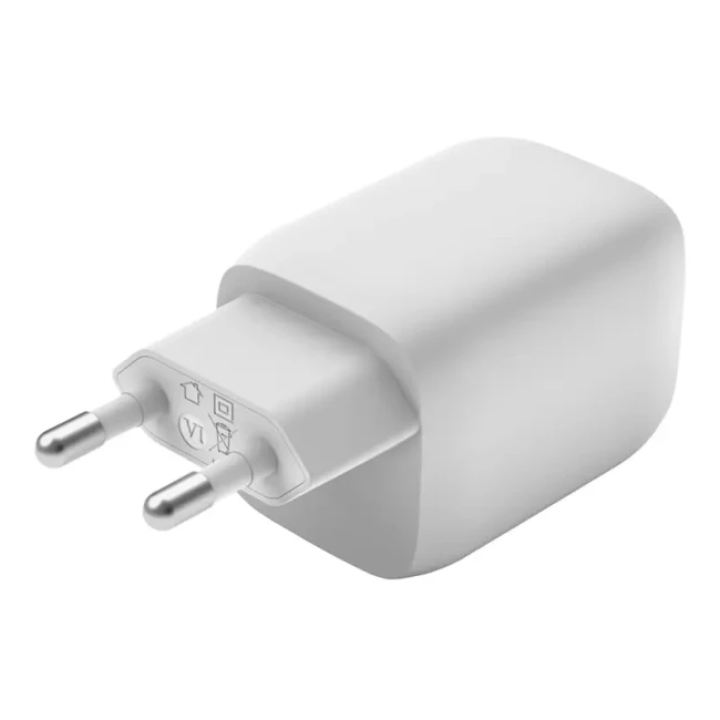 Зарядное устройство Belkin Hoмe Charger 65W GAN PD PPS Dual USB-С - USB-С 2м (WCH013VF2MWH-B6)