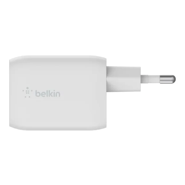 Зарядное устройство Belkin Hoмe Charger 65W GAN PD PPS Dual USB-С - USB-С 2м (WCH013VF2MWH-B6)