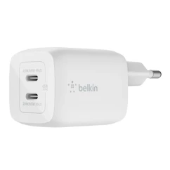 Зарядний пристрій Belkin Hoме Charger 65W GAN PD PPS Dual USB-С - USB-З 2м