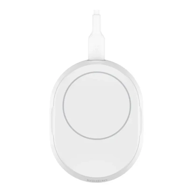 Зарядное устройство беспроводное Belkin 15Вт Magnetic Stand Qi2 белый (WIA008BTWH)
