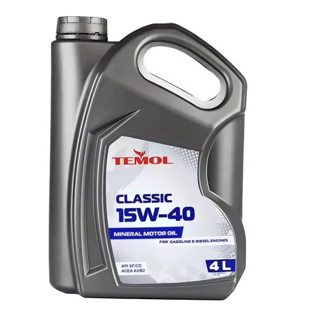 Моторна олива Temol Classic 15W-40 SF/CC 4л Моторна олива Temol Classic 15W-40 SF/CC 4л