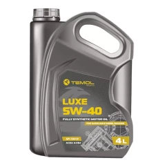 Моторное масло TEMOL Luxe 5W-40 API SM/SN 4л