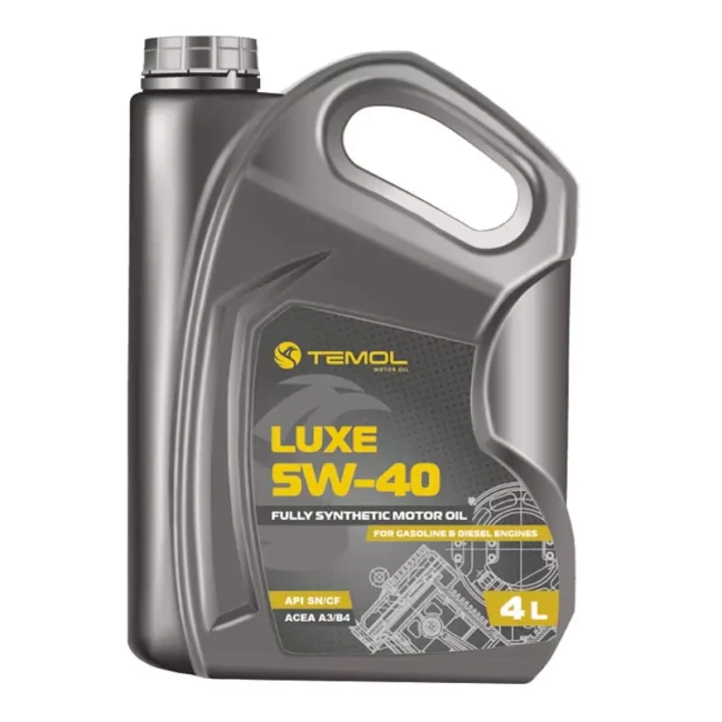 Моторное масло Temol Luxe 5W-40 API SM/SN 4л