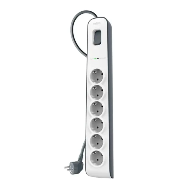 Сетевой фильтр-удлинитель Belkin 6хSchuko 16А 2м (BSV603vf2M) Сетевой фильтр-удлинитель Belkin 6хSchuko 16А 2м (BSV603vf2M)