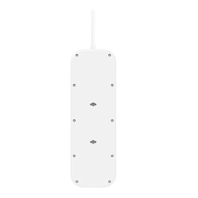 Удлинитель-фильтр сетевой Belkin 8хТип F 3x1.5мм кв 16А USB-A/USB-C 18Вт с защитой  2м белый (SRB003VF2M)