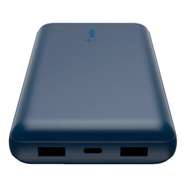Зовнішній акумулятор Belkin 20000mAh 15W Dual USB-A USB-C Blue (BPB012BTBL)