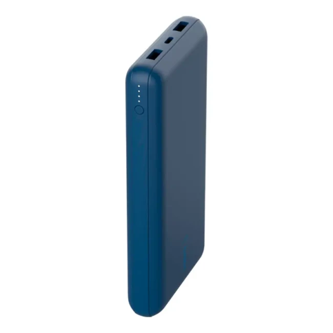 Зовнішній акумулятор Belkin 20000mAh 15W Dual USB-A USB-C Blue (BPB012BTBL)
