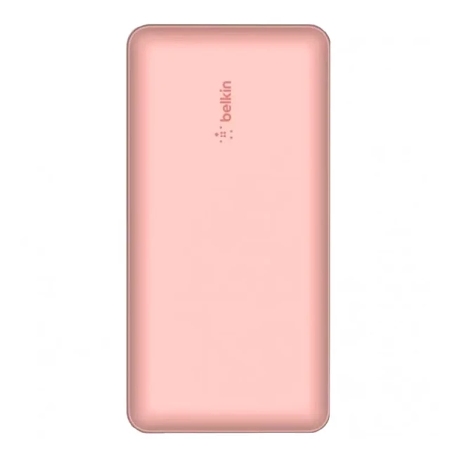 Внешний акумулятор Belkin 20000 mAh Dual USB-A USB-C Rose Gold (BPB012BTRG)