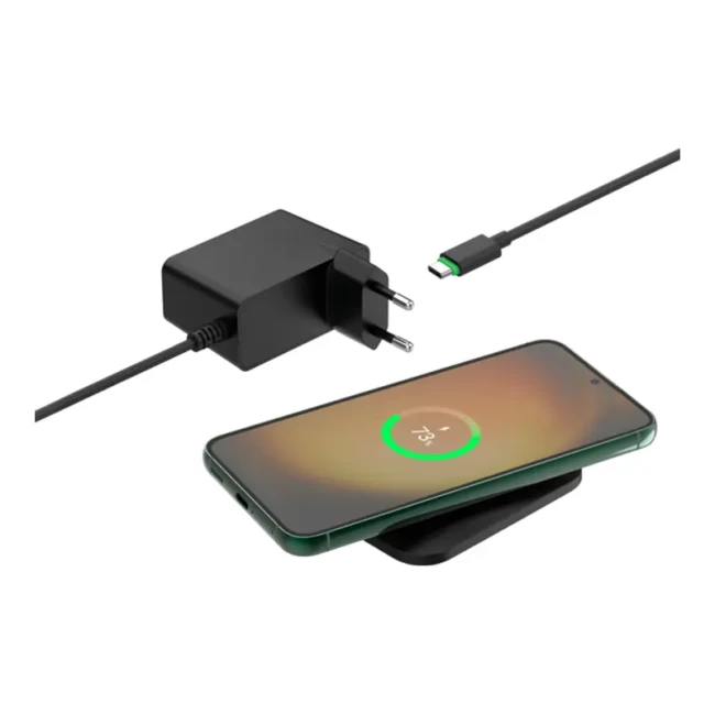 Зарядное устройство беспроводное Belkin 15Вт Pad Easy Align черный (WIA007VFBK)