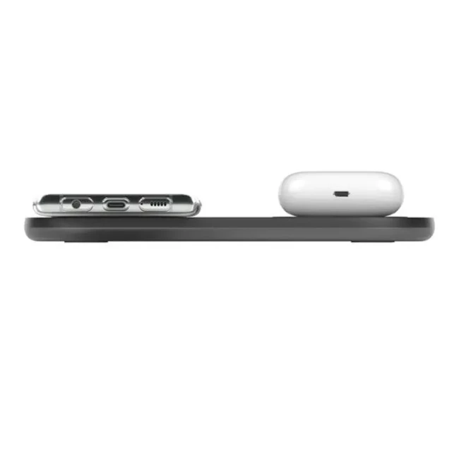 Зарядное устройство беспроводное Belkin 2в1 10Вт черное (WIZ002VFBK)
