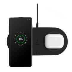 Зарядное устройство беспроводное Belkin 2в1 10Вт черное