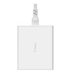 Зарядное устройство сетевое Belkin 108Вт 2хUSB-С GAN PD PPS/2хUSB-A белый (WCH010VFWH)