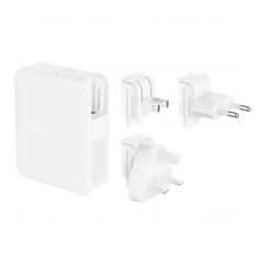 Зарядний пристрій мережевий Belkin 140Вт 3хUSB-С GAN PD PPS USB-A білий