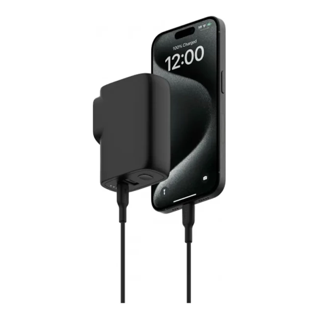 Зарядное устройство сетевое Belkin 25Вт USB-С PD PowerBank 5000мА-ч кабель USB-C к USB-C 1м черный (BPZ003BT1MBK-B6)