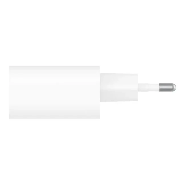 Зарядний пристрій мережевий Belkin 25Вт USB-С PD PPS кабель USB-С до Lightning 1м PVC білий (WCA004VF1MWH-B5)