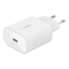 Зарядное устройство сетевое Belkin 25Вт USB-С PD PPS кабель USB-С к USB-C 1м PVC белый (WCA004VF1MWH-B6)