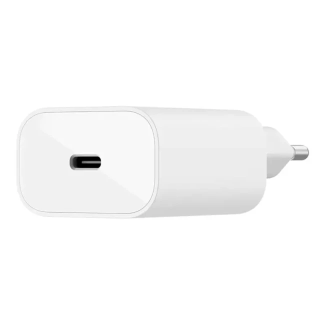 Зарядное устройство сетевое Belkin 25Вт USB-С PD PPS кабель USB-С к USB-C 1м PVC белый (WCA004VF1MWH-B6)