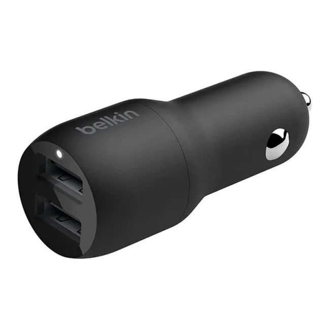 Автомобильное зарядное устройство Belkin Car Charger 24W Dual USB-A USB-A - USB-C 1м Black (CCE001BT1MBK) Автомобильное зарядное устройство Belkin Car Charger 24W Dual USB-A USB-A - USB-C 1м Black (CCE001BT1MBK)