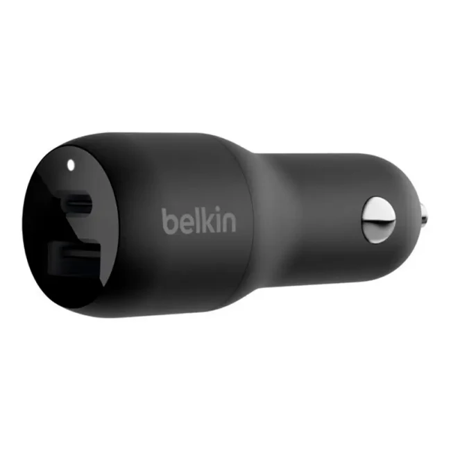 Автомобільний зарядний пристрій Belkin Car Charger 37W PD PPS Dual Black (CCB004BTBK)