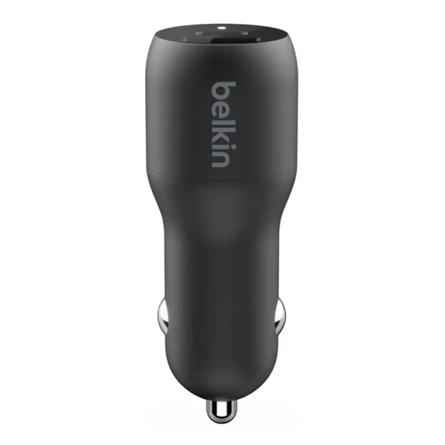 Автомобільний зарядний пристрій Belkin Car Charger 37W PD PPS Dual Black (CCB004BTBK) Автомобільний зарядний пристрій Belkin Car Charger 37W PD PPS Dual Black (CCB004BTBK)