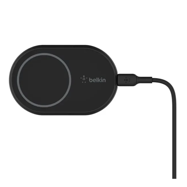 Автомобильный держатель смартфона Belkin MagSafe беспроводная зарядка черная (WIC004BTBK-NC)