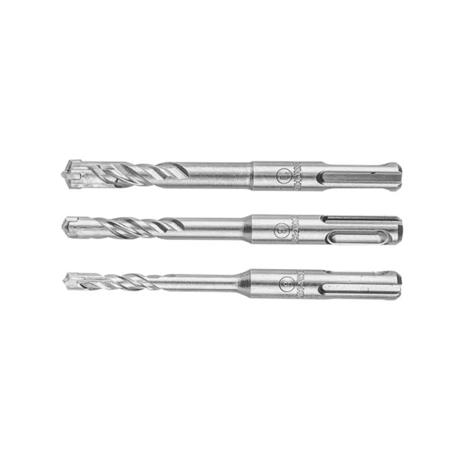 Набор сверл по бетону GRAPHITE SDS Plus, quatro, 3 шт. - 6, 8, 10 x 110 мм (57H570)