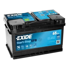 Акумулятор Exide Start-Stop EFB 6СТ-65Ah (-/+) (EL652)