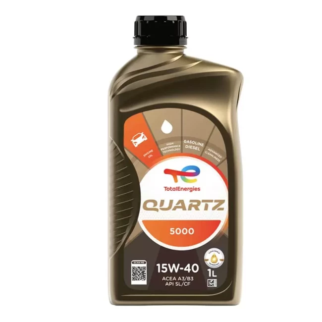 Моторна олива Total Quartz 5000 15W-40 1л (166236) Моторна олива Total Quartz 5000 15W-40 1л (166236)