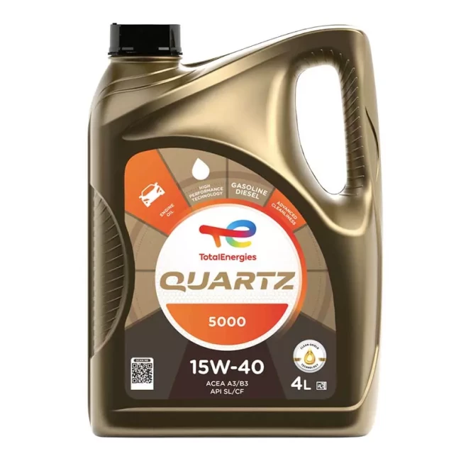 Моторна олива Total Quartz 5000 15W-40 4л (148595)