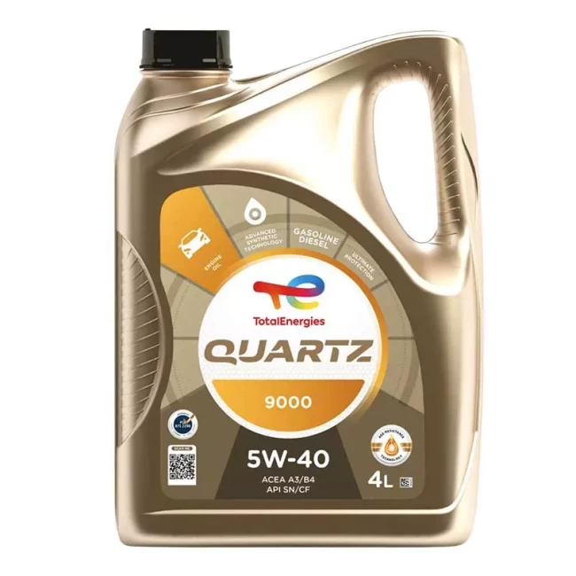 Моторное масло Total Quartz 9000 5W-40 4л Моторное масло Total Quartz 9000 5W-40 4л