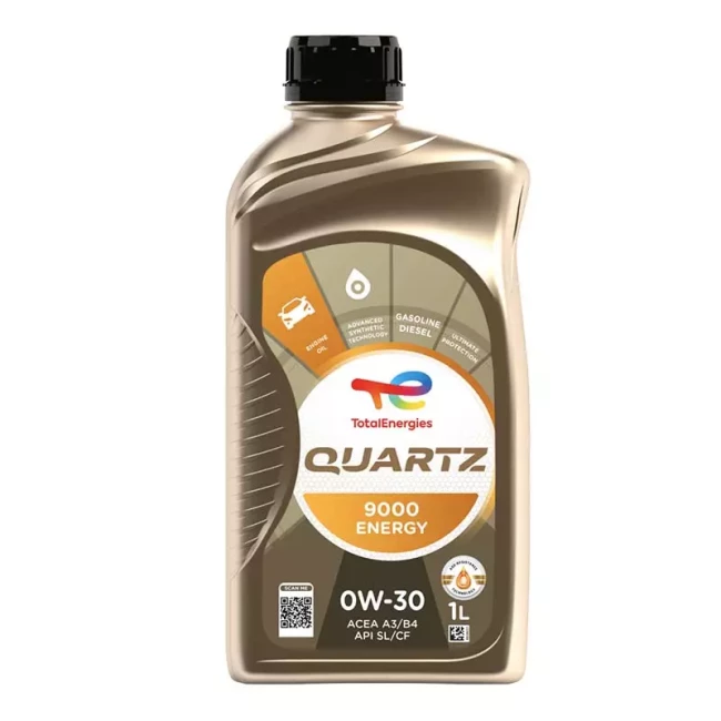 Моторное масло Total Quartz Energy 9000 0W-30 1л (166249)