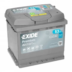 Аккумулятор Exide Premium Carbon Boost 2.0 6СТ-53Ah (-/+) (EA530)