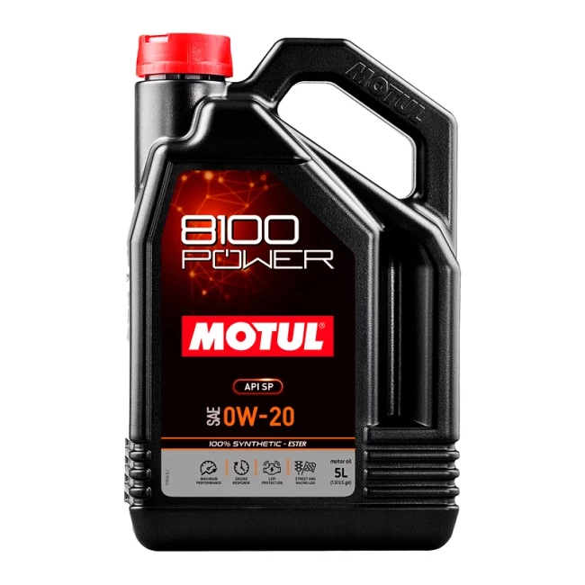 Моторное масло Motul 8100 Power 0W-20 5л (824501)