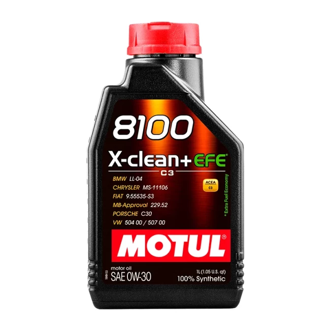 Моторное масло Motul 8100 X-clean EFE SAE 0W-30 1л (853951/111657) Моторное масло Motul 8100 X-clean EFE SAE 0W-30 1л (853951/111657)
