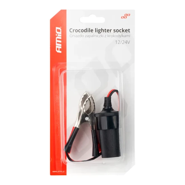 Переходник прикуривателя AMiO 12V/24V 15см (03803/038031)