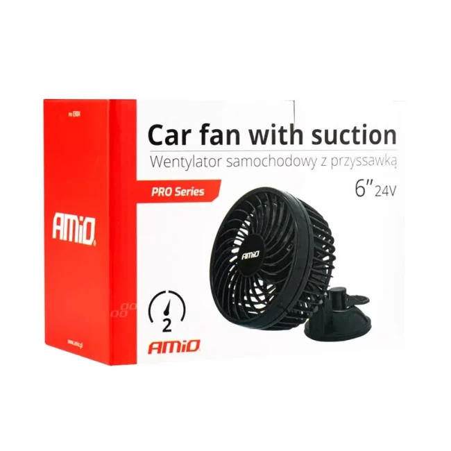 Вентилятор автомобильный AMiO 6" 24V 2SPEED (03004/030042)