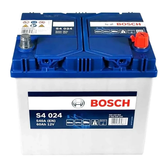 Автомобільний акумулятор BOSCH S4 024 6CT-60Ah Asia АзЕ (0092S40240)